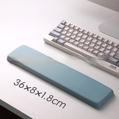 Reposamuñecas de Gel de Sílice Cuadrado para Teclado y Mouse - Soporte Ergonómico - Image 10