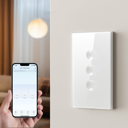 Botón Inteligente WiFi 25D Cóncavo para el Hogar