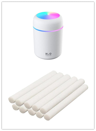 White cylindrical cotton wick, likely a replacement part for a humidifier or aroma diffuser. - Image 28