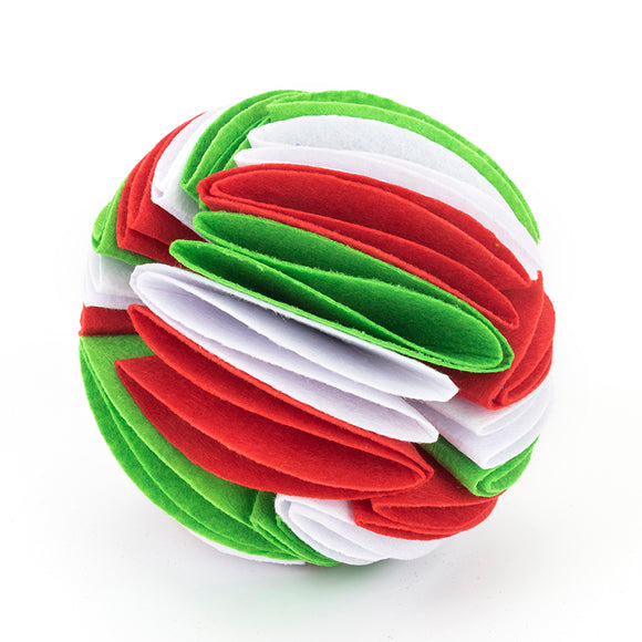 Pelota Olfativa Plegable para Perros - Juguete Inteligente de Entrenamiento