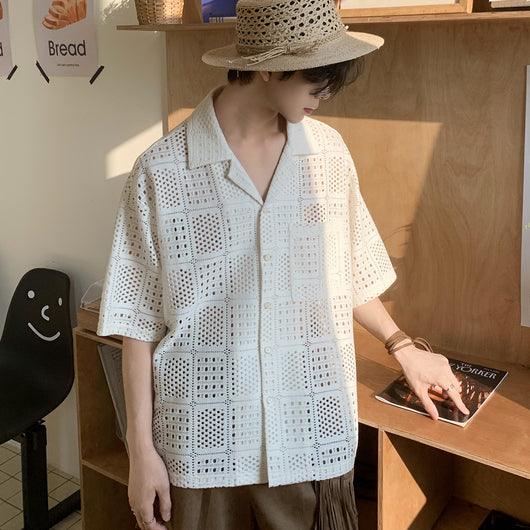 Camisa Suelta Calada para Hombre - Diseño Minimalista - Image 4