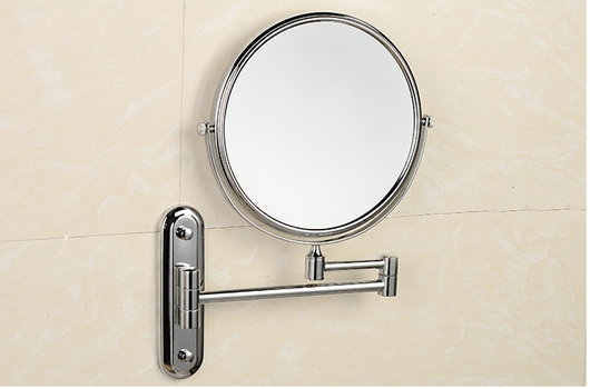 Espejo de Pared Doble Cara Giratorio Ajustable para Maquillaje y Baño - Image 5