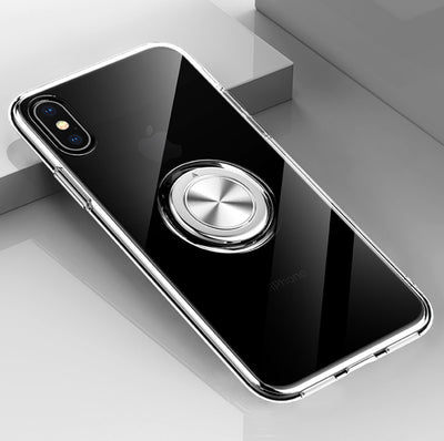 Funda Transparente con Anillo Magnético para iPhone - Soporte Adhesivo Compatible - Image 6