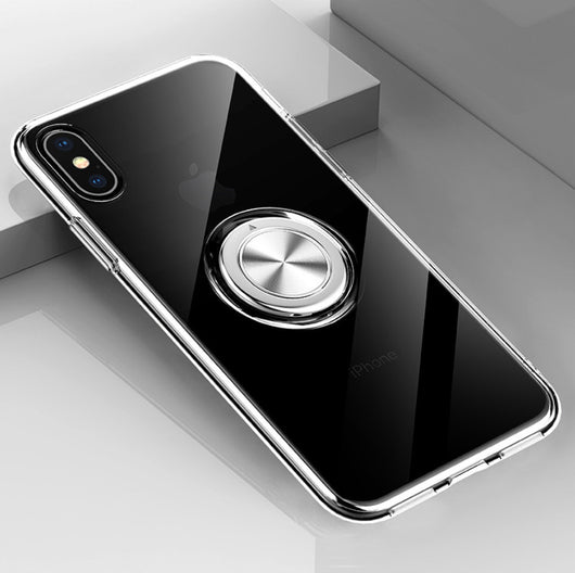 Funda Transparente con Anillo Magnético para iPhone - Soporte Adhesivo Compatible - Image 6
