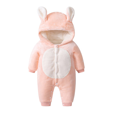 Pijama Enterizo de Cachemira para Bebé - Diseño Cartoon Abrigo Invierno - Image 5