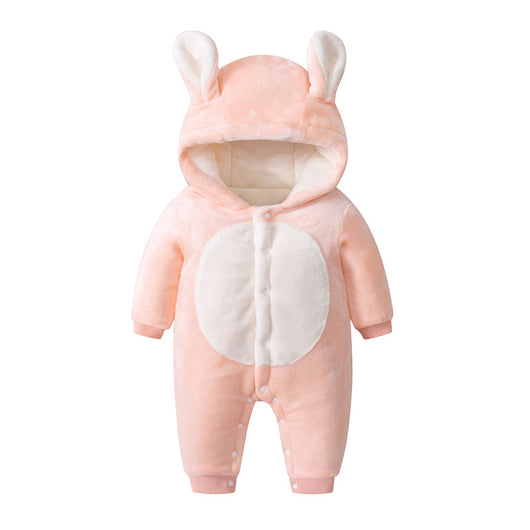 Pijama Enterizo de Cachemira para Bebé - Diseño Cartoon Abrigo Invierno - Image 5