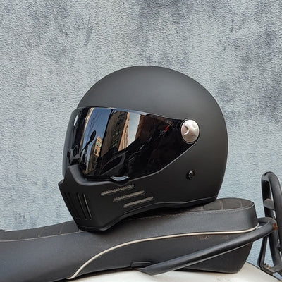 Casco Retro Harley Certificado para Motocicleta - Hombre y Mujer - Image 3