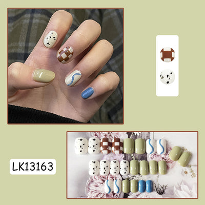 Parches de Uñas Francesas Caladas Removibles - Diseño Hueco Elegante - Image 18