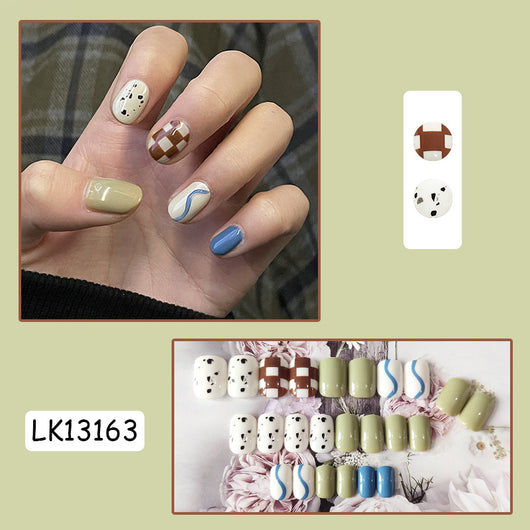 Parches de Uñas Francesas Caladas Removibles - Diseño Hueco Elegante - Image 18