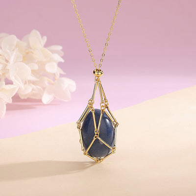 Colgante de Cristal Natural Primavera 2023 - Collar de Paz para Regalo de Día de Enamorados