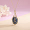 Colgante de Cristal Natural Primavera 2023 - Collar de Paz para Regalo de Día de Enamorados