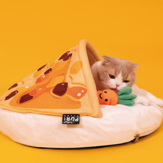 Cama Térmica Desmontable para Mascotas con Diseño Curry