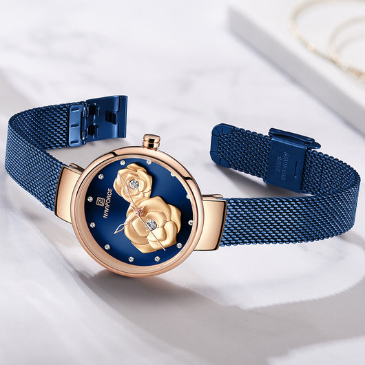 Reloj de Cuarzo para Mujer con Pulsera de Acero Inoxidable - Image 20