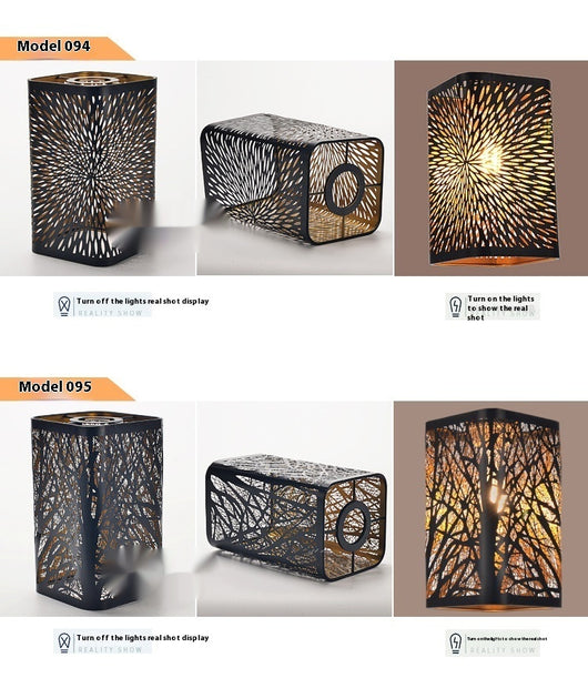 Pantalla Láser para Lámpara - Accesorios Cuadrados y Redondos - Image 19