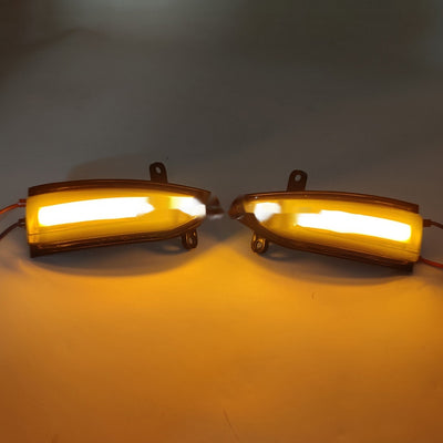 Luz LED Espejo Retrovisor con Efecto Agua Fluida