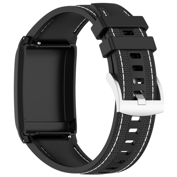 Reloj con Correa Tejida de Nylon y Silicona - Image 3