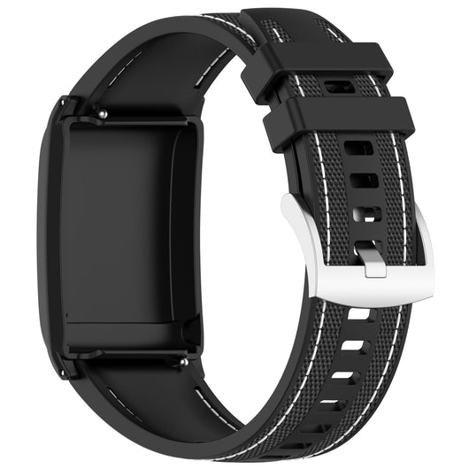 Reloj con Correa Tejida de Nylon y Silicona - Image 3