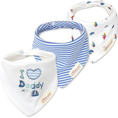 Baberos Triangulares Dobles para Bebé - Pack de 3 Pañoletas Absorbentes - Image 6