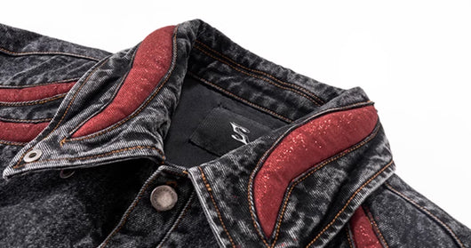 Chaqueta Denim Patchwork Estéreo - Image 11