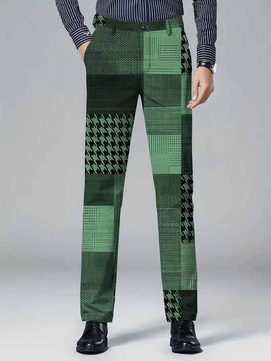 Pantalones de Vestir Slim Fit Clásicos para Hombre - Image 9