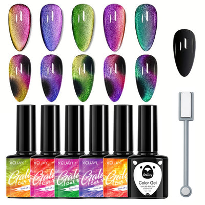 Esmalte Gel Efecto Diamante Dinámico - Colección Cat Eye - Image 2