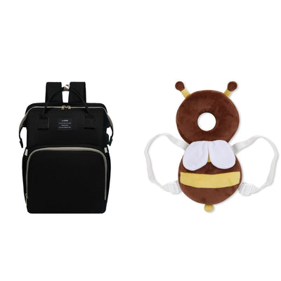 Mochila Maternal Multifuncional con Red Antimosquitos, Capacidad Grande y Cuna Plegable - Image 12