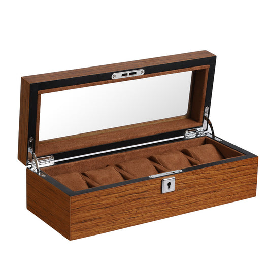 Caja Organizadora de Relojes con Acabado Madera Mate - Image 11