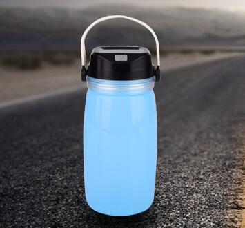 Linterna Solar Portátil con Botella LED Recargable USB - Luz Impermeable para Camping - Image 3
