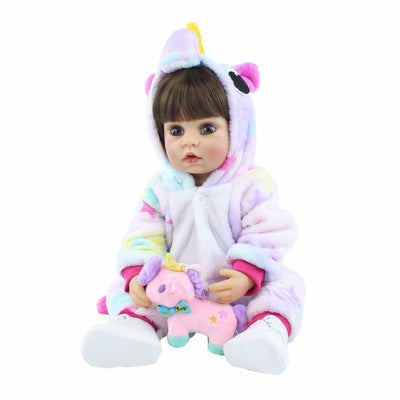 Muñeca Bebé Reborn de 55 cm Impermeable para Baño - Image 10
