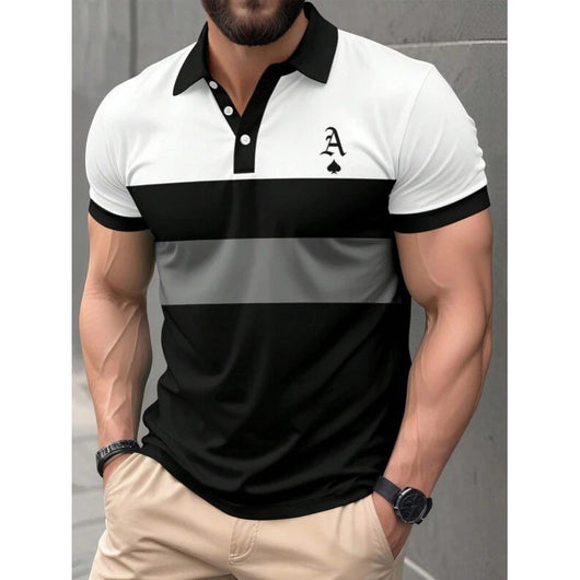Polo Manga Corta con Tecnología 3D Impresa para Hombre - Image 13