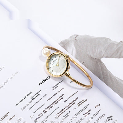 Reloj Pulsera Mujer con Esfera Nácar Perla - Image 4