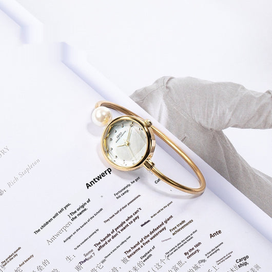 Reloj Pulsera Mujer con Esfera Nácar Perla - Image 4