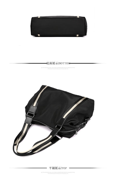Bolsa de Viaje Plegable para Mujer - Diseño a Rayas Coreano - Image 17