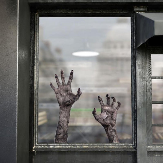 Adhesivo de Pared Mano de Fantasma Halloween - Decoración Terror para Vidrio