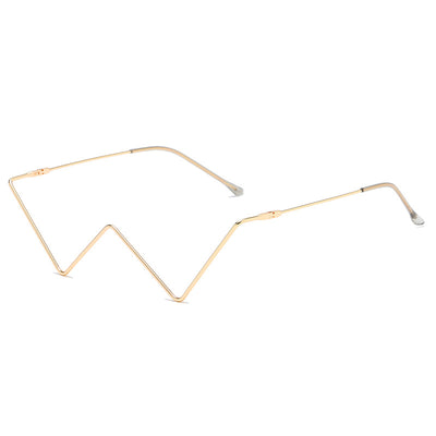 Gafas Metálicas Semimontadura con Diamantes - Estilo V Urbano - Image 10