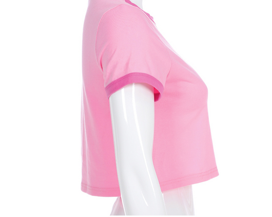 Playera Suelta Estampada de Manga Corta - Image 9