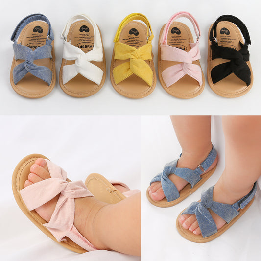 Sandalias Princesa para Bebé con Suela Suave y Diseño Hueco