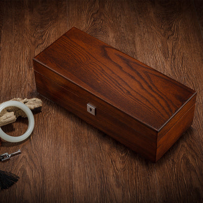 Joyero de Madera Maciza Doble Capa con Cerradura de Seguridad - Image 5