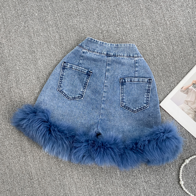 Shorts de Mezclilla Vintage Desgastado con Efecto Envejecido - Image 2