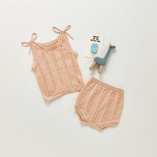 Conjunto de Tirantes Tejidos Calados con Patrón Jacquard - Image 24