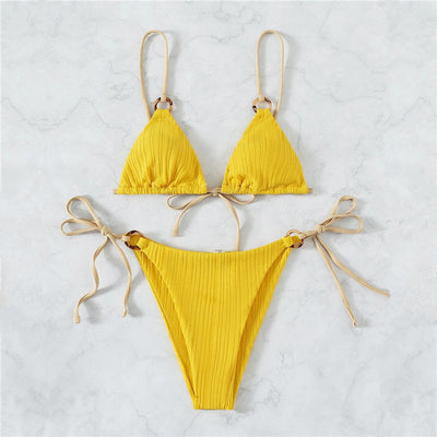 Bikini Dos Piezas Clásico con Tirantes Ajustables - Image 8
