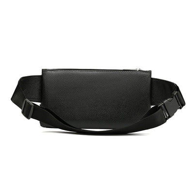 Bolsa de Cintura para Hombre de Cuero PU Color Sólido - Riñonera de Viaje - Image 9