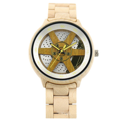 Reloj de Madera y Cuarzo para Adultos - Diseño Casual y Elegante - Image 11