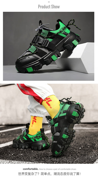 Zapatos Casuales Gruesos para Hombre - Estilo Papá Moderno - Image 10