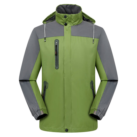 Chaqueta Impermeable Cortaviento Unisex para Aventuras al Aire Libre - Image 10