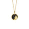 Sterling Plateado Zodiac Negro shell Gemini