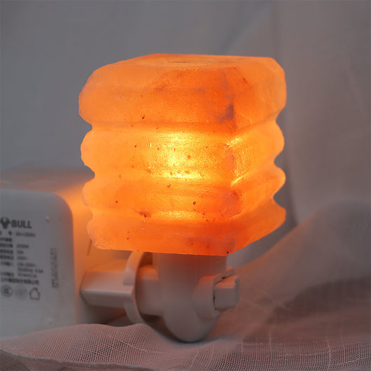 Lámpara de Sal del Himalaya para Dormitorio - Luz Cálida Mesita de Noche - Image 15