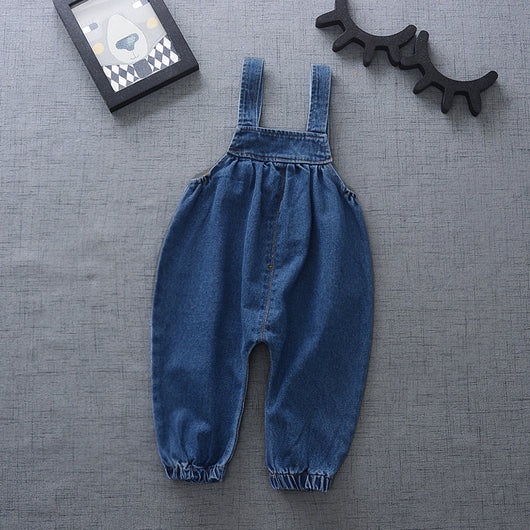 Pantalones de Mezclilla con Tirantes para Niños y Niñas - Image 3
