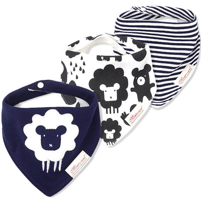 Baberos Triangulares Dobles para Bebé - Pack de 3 Pañoletas Absorbentes - Image 32