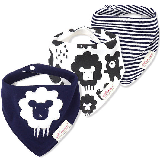Baberos Triangulares Dobles para Bebé - Pack de 3 Pañoletas Absorbentes - Image 32